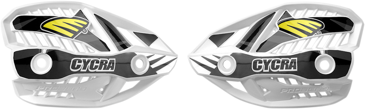 Cycra Replacement Probend Crm Handshields - No Cover - White 1CYC-1019-42