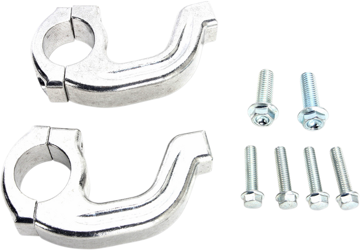 Moose Offroad Replacement Contour Handguard Inner Mount Clamp - Magura - Silver 50-236S