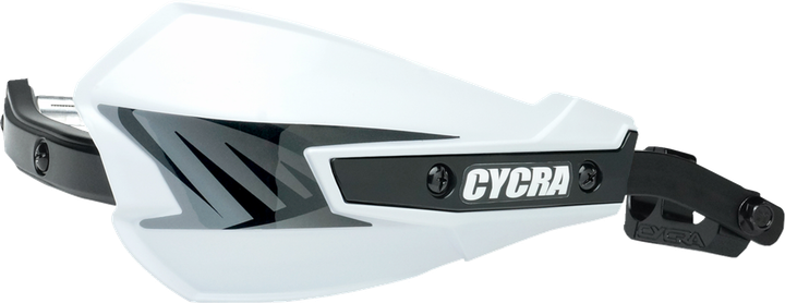 Cycra Vortex Handguards - Universal U-Clamp - White 1CYC-7801-42