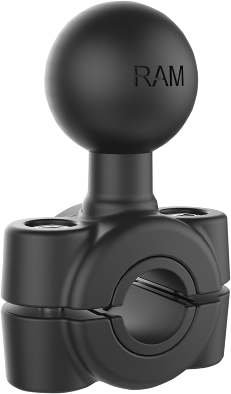 Ram Mounts Torque Handlebar/Rail Mount Base With 1" Ball - 3/8"-5/8" RAMB408-37-62U