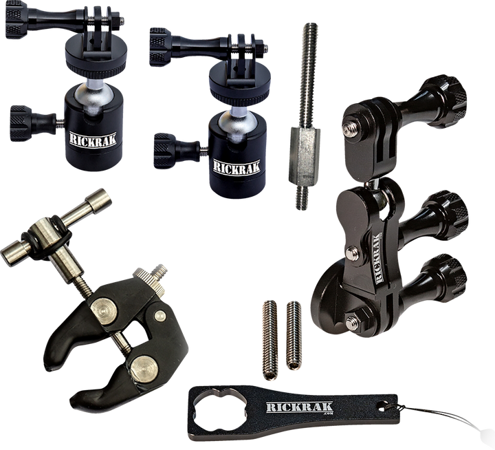 Rickrak Gopro Top Grip Kit Ultimate Camera Mounting System GPTGK