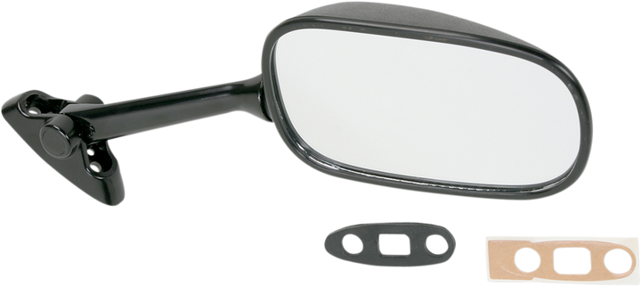 Emgo Mirror - Side View - Rectangle - Black - Right 20-69771