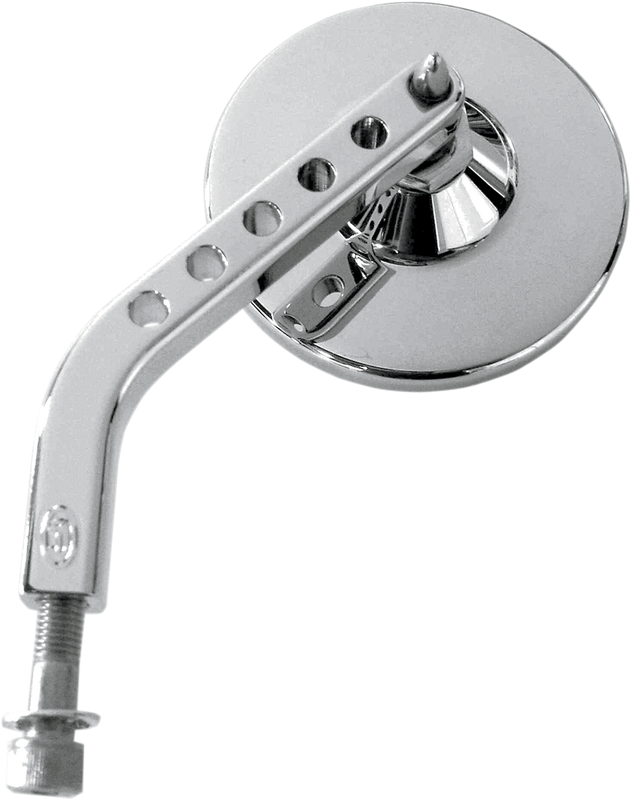 Joker Machine Mirror - Viewtech 7 - Side View - Stock - Chrome - Left 03-017L