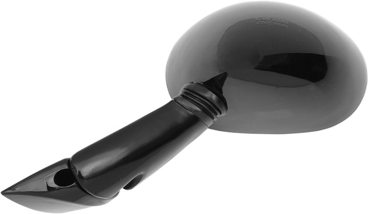 Parts Unlimited Mirror - Side View - Round - Black - Left 0640-0339