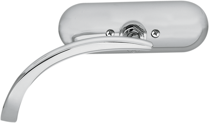 Arlen Ness Mirror - Micro - Mini - Side View - Oval - Chrome - Left 13-406
