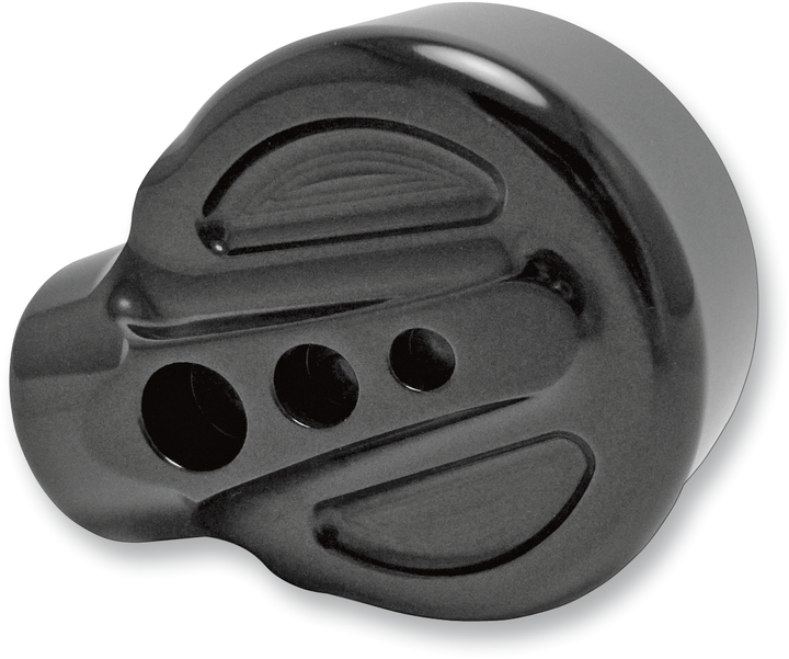 Joker Machine Mirror - Concealed - Side View - Round - 2 Tech - Black - Each 09-327B