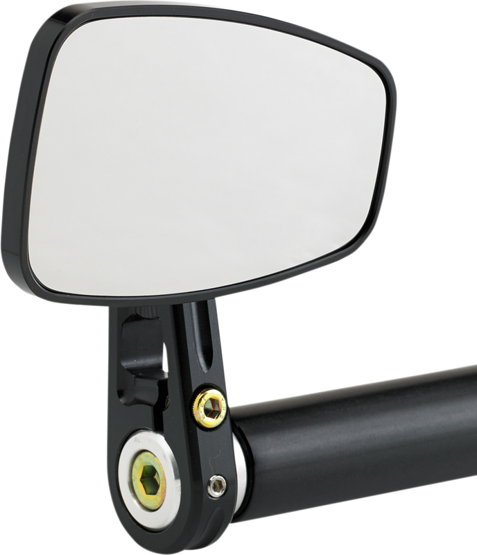 Joker Machine Mirror - Cafe - Side View - Rectangle - Black - Straight 09-314-DB