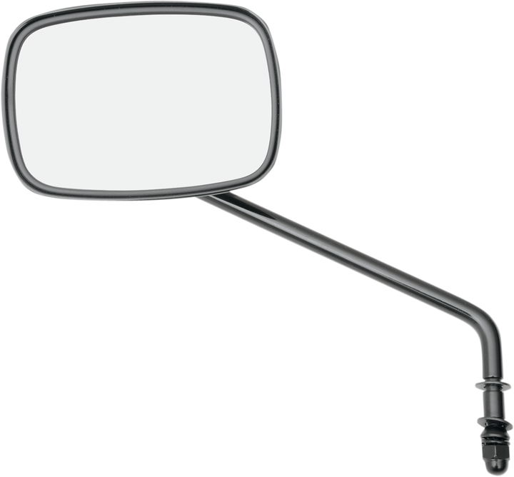 Drag Specialties Mirror - Die-Cast - Side View - Low Rider - Black - Left/Right 0640-0656