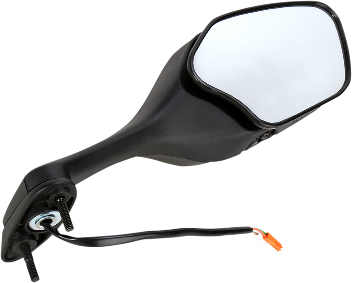 Emgo Mirror - Side View W/Integrated Lighting - Polygon - Black - Right 20-35261