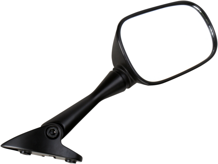 Emgo Mirror - Side View - Rectangle - Black - Right 20-37341