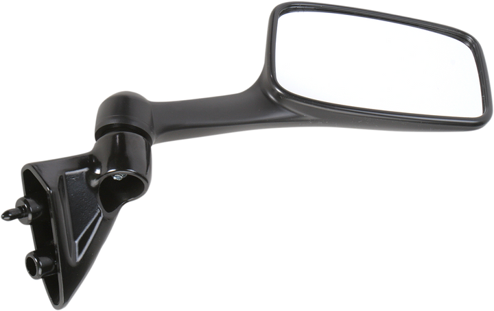 Emgo Mirror - Side View - Rectangle - Black - Right 20-43081