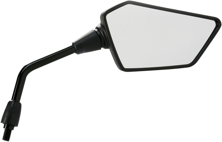 Emgo Mirror - Side View - Polygon - Black - Right 20-49221