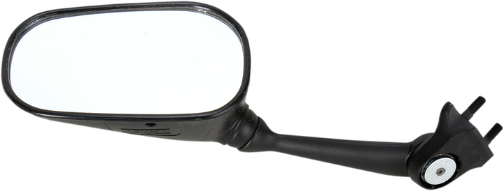Emgo Mirror - Side View - Oval - Black - Left 20-57902