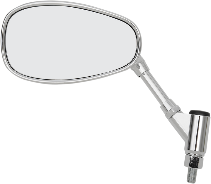 Emgo Mirror - Euro - Side View - Cat Eye - Chrome - Left - Each 20-86839