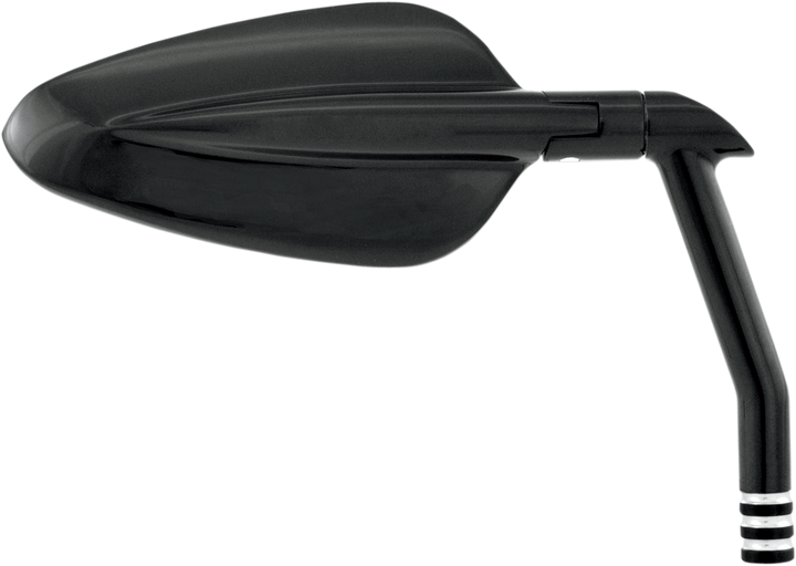 Performance Machine (Pm) Mirror - Vision - Arrow - Side View - Triangle - Black/Contrast Cut - Left/Right 0064-2023-BM