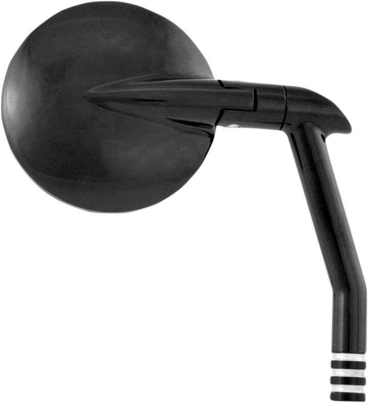 Performance Machine (Pm) Mirror - Vision - Side View - Round - Black/Contrast Cut - Left/Right 0064-2035-BM