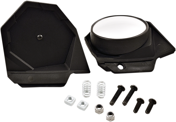 Powermadd Mirrors - Sentinel - Side View - Round - Black - Kit 34455