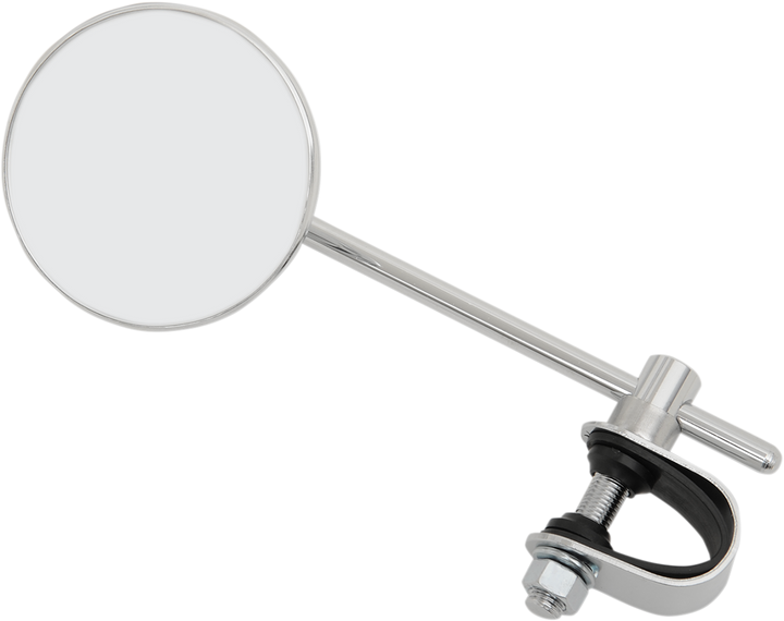 Emgo Mirror - Side View - Round - Chrome - 6" Stem - Left/Right - Each 20-06816