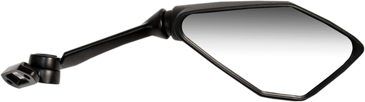 Emgo Mirror - Side View - Polygon - Black - Right 20-49261