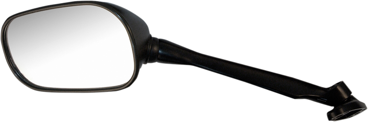 Emgo Mirror - Side View - Rectangle - Black - Left 20-87102