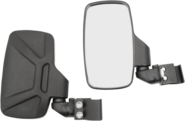 Moose Offroad Mirrors - Side View - Rectangle - Black 56-18083A