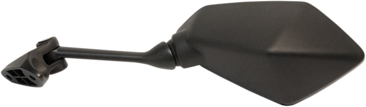 Emgo Mirror - Side View - Polygon - Black - Left 20-43102
