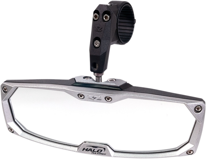 Seizmik Mirror - Halo R - Rear View - Rectangle - Silver - 1.875"/2" Rops - Honda/Kawasaki 56-18025