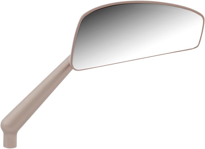Arlen Ness Mirror - Tearchop - Side View - Teardrop - Titanium - Right 510-021
