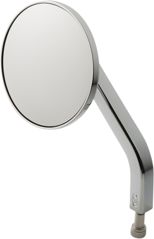 Joker Machine Mirror - No. 7 Oe - Side View - Round - Chrome - Left 03-051-3L