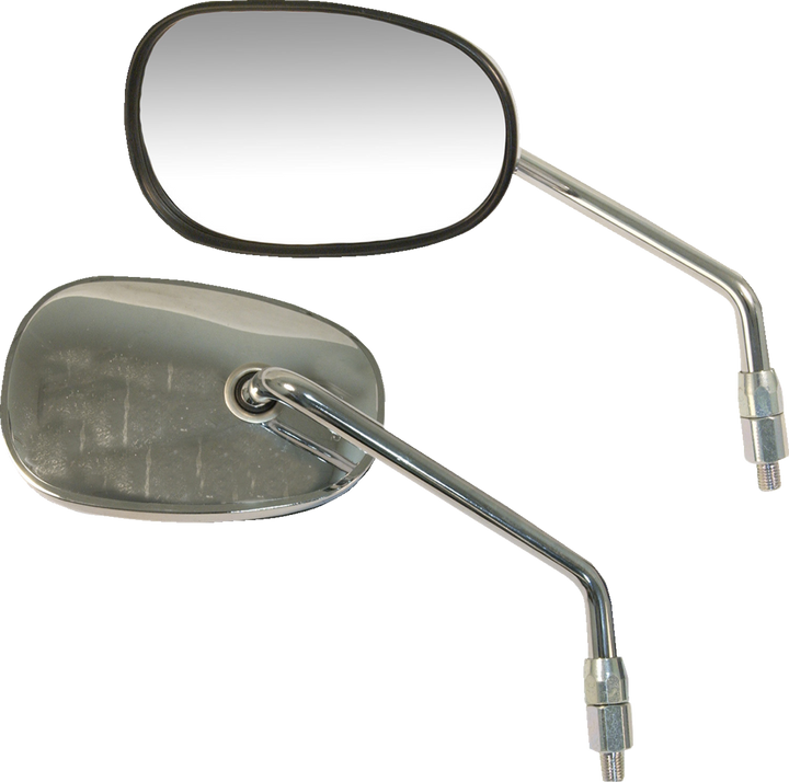 Emgo Mirror - Oem/Replacement - Rectangle - Chrome - Left - Each 20-29702