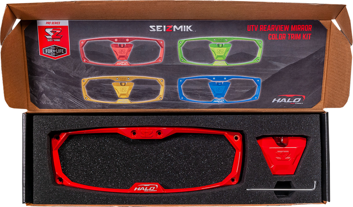 Seizmik Trim Kit - Halo-Ra Series/Rear View/Mirror - Red 56-18100
