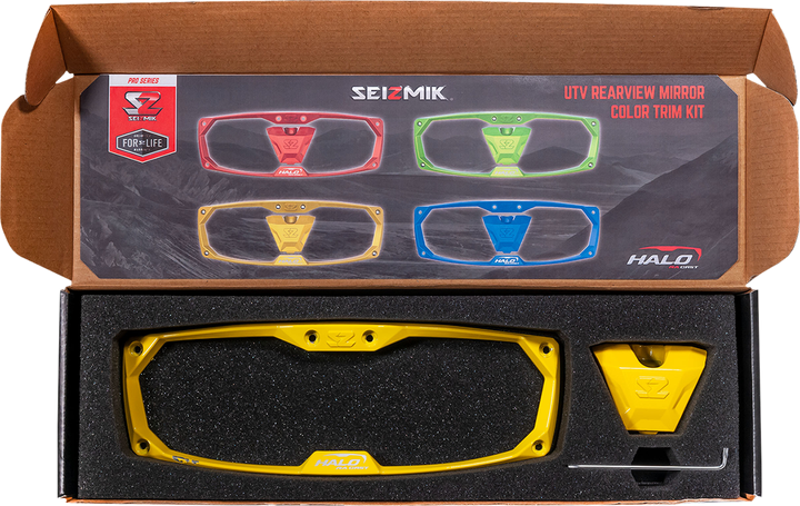 Seizmik Trim Kit - Halo-Ra Series/Rear View/Mirror - Yellow 56-18103