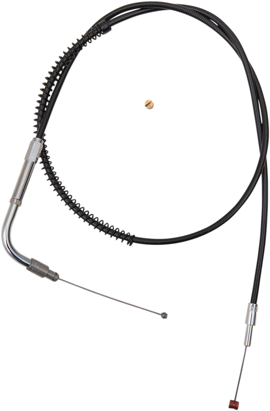 Barnett Black Vinyl Throttle Cable - +3" Size - 34-1/2" Length 101303002503