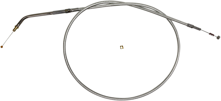 Magnum Shielding Sterling Chromite Ii Braided Idle Cable For Harley-Davidson - 28-1/2" 34332