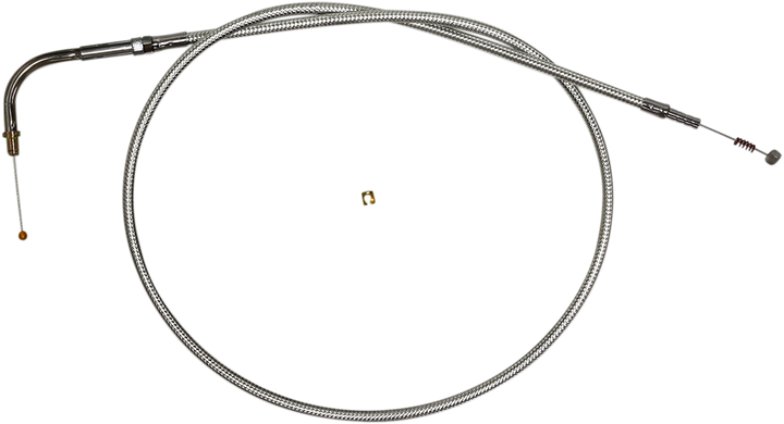 Magnum Shielding Sterling Chromite Ii Braided Idle Cable For Harley-Davidson - 43-1/2" 34214