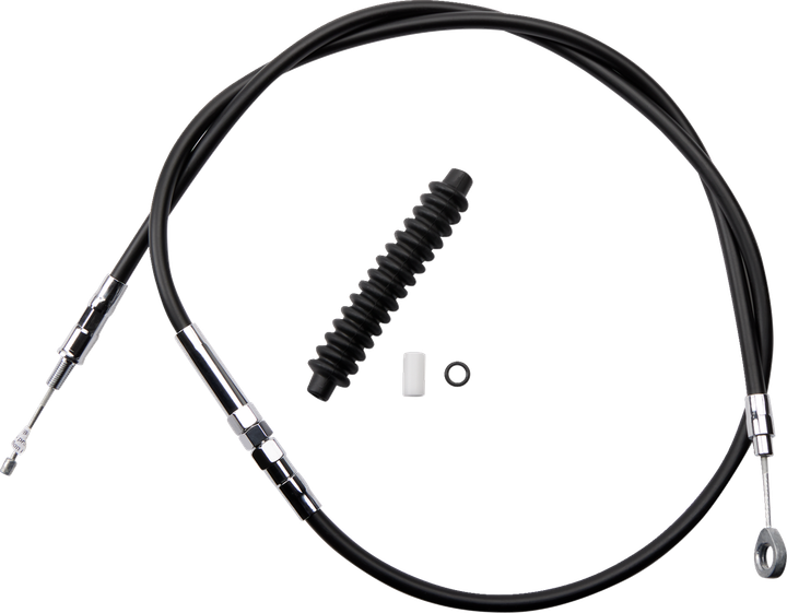 Drag Specialties High-Efficiency Black Vinyl Clutch Cable - 57-11/16" 0652-1418