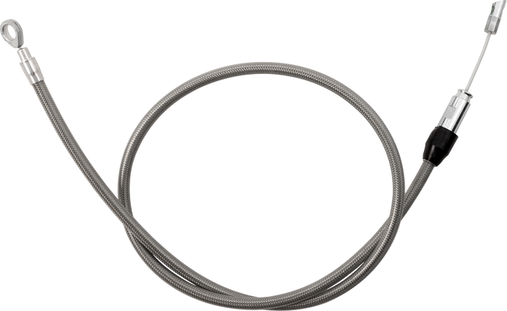 Drag Specialties Quick Connect Clutch Cable - Upper - 46" - Stainless Steel 0652-2842