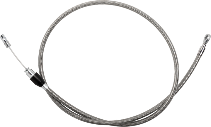 Drag Specialties Quick Connect Clutch Cable - Upper - 56" - Stainless Steel 0652-2847