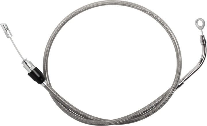 Drag Specialties Quick Connect Clutch Cable - Upper - 41" - Stainless Steel 0652-2849