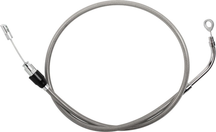 Drag Specialties Quick Connect Clutch Cable - Upper - 43" - Stainless Steel 0652-2850