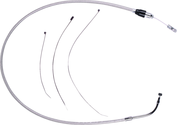 Magnum Shielding Polished Stainless Quick Connect Upper Clutch Cable - 41-1/4" 52392HE