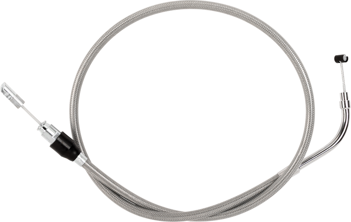 Drag Specialties Quick Connect Clutch Cable - Upper - 44" - Stainless Steel 0652-3184