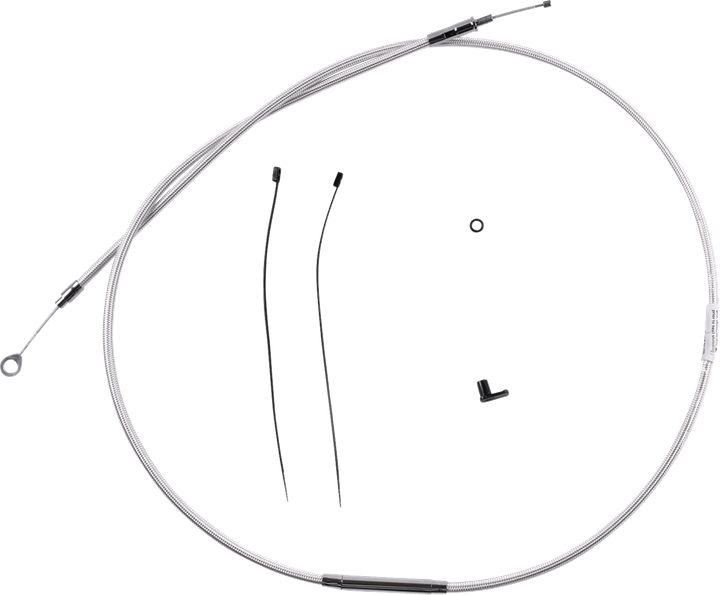 Magnum Shielding Redesigned Braided Sterling Chromite Ii Clutch Cable - 62-11/16" 3221-62