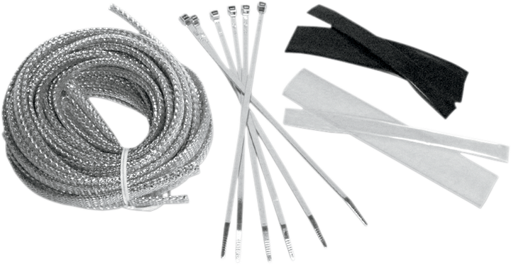 Baron Cable, Hose, And Wire Dress-Up Kit - Chrome BA-8200M