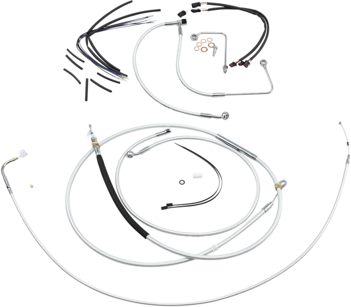 Magnum Shielding Sterling Chromite Ii Designer Handlebar Installation Kit - 15"-17" - '15 Fls 387582