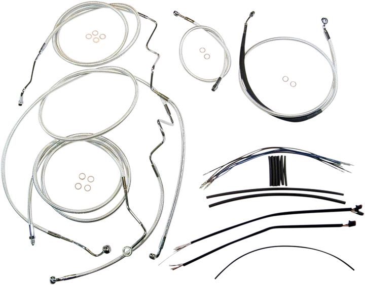 Magnum Shielding Sterling Chromite Ii Designer Handlebar Installation Kit - 12"-14" - '17-'19 Flhr 387921
