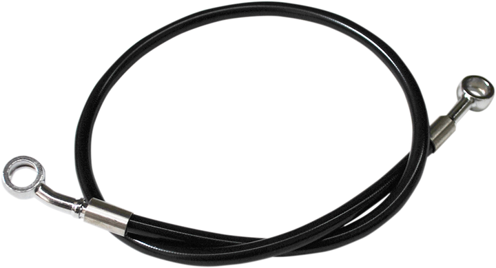 La Choppers Scout Complete Stainless Braided Handlebar Cable/Brake Line Kit - 18"-20" Handlebars - Black LA-8400KT-19B