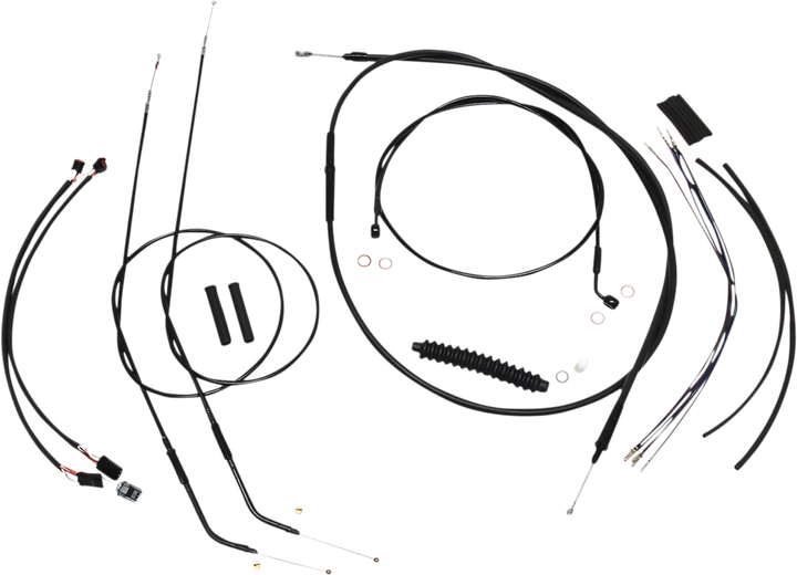 Magnum Shielding Xr Handlebar Installation Kit - 10"-12" Ape Hangers - '14-'22 Sportster - Black 486662
