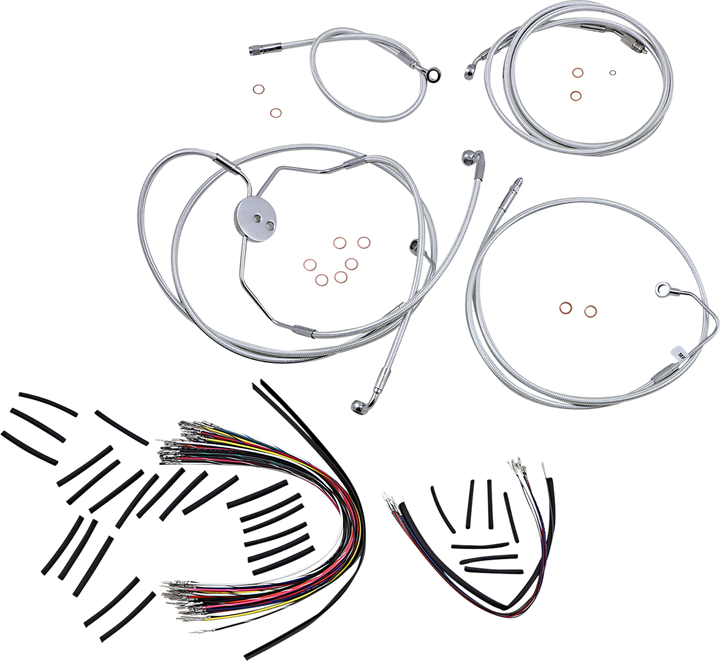Magnum Shielding Sterling Chromite Ii Designer Handlebar Installation Kit - 15"-17" - '09-'12 Cvo Fltr 387022