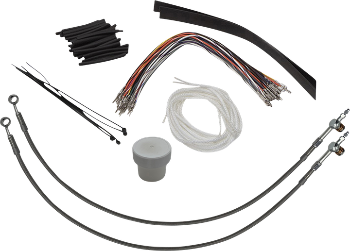 Fat Baggers Inc. Installation Kit - Hydraulic Clutch - 14" - Braided 109714